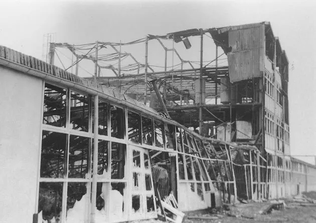 After fire in 1977 Fire in 1977