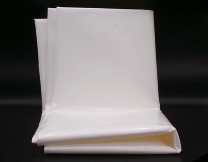 Fire protection film folded