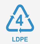 Logo Reyclingzeichen LDPE 04
